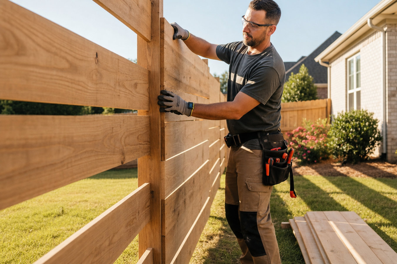 Fence repair in Beaumont, TX